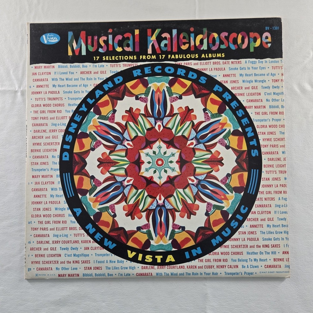 Disneyland Presents A New Vista in Music A Musical Kaleidoscope LP EX Tested